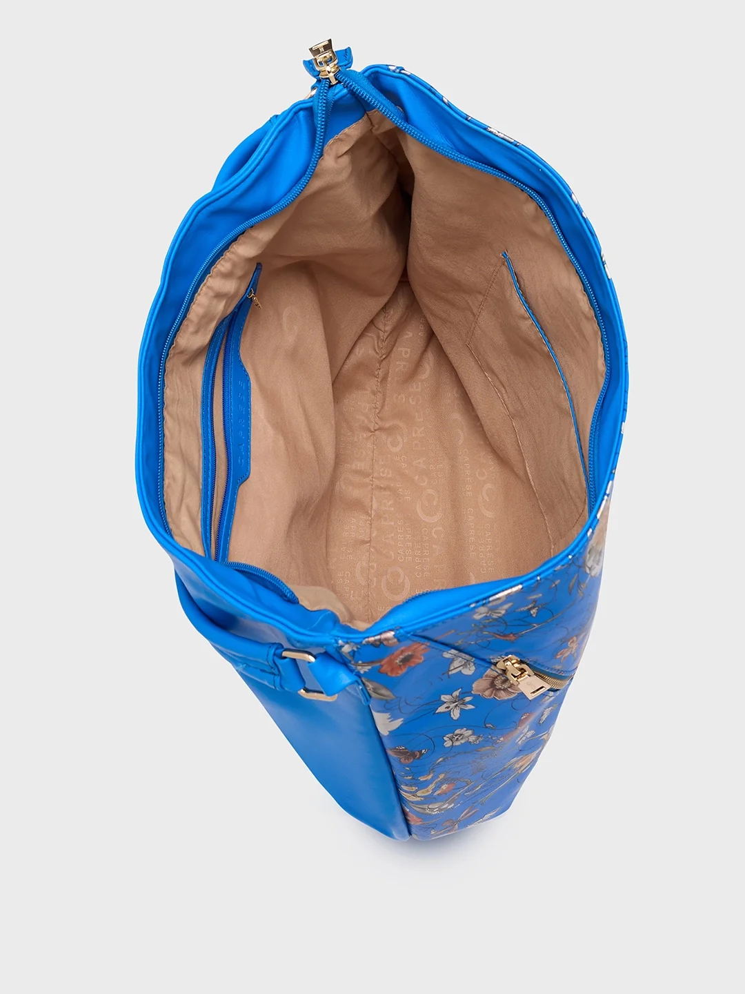 Caprese Fiorella Hobo Large Blue Shoulder Bag - Image 7