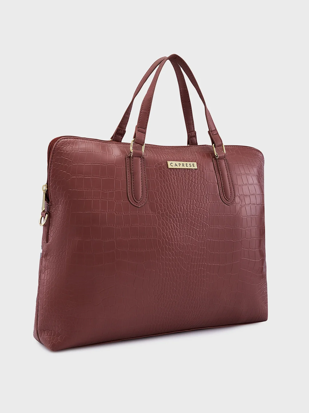 Caprese Flix Medium Tan Laptop Bag Bag - Image 7