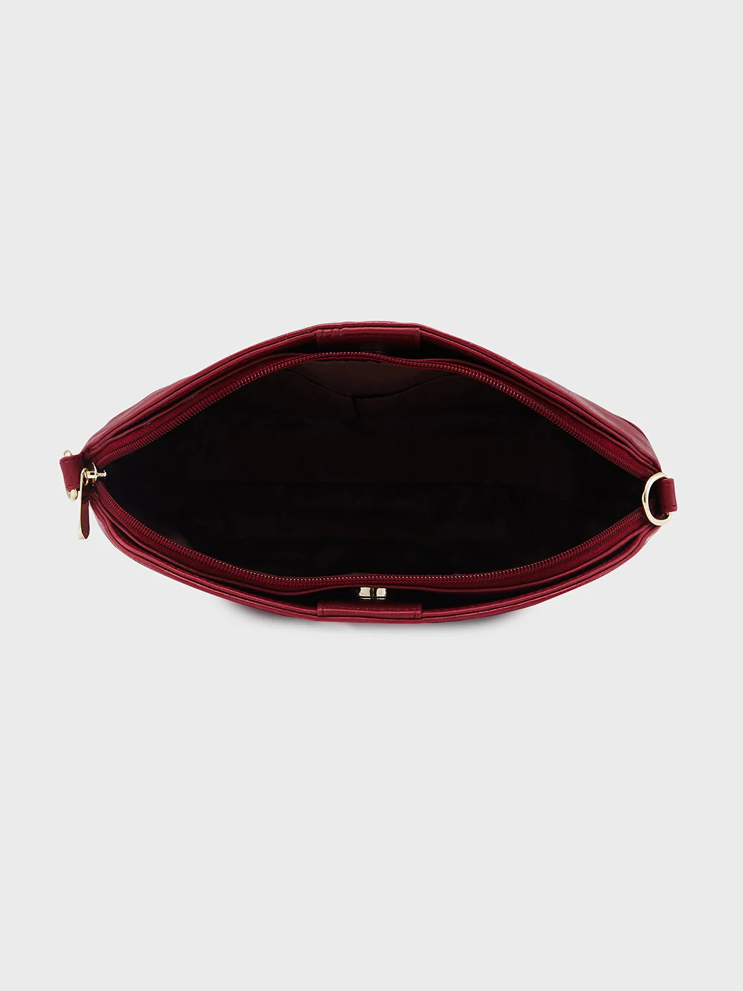 Caprese Flix Small Maroon Sling Bag - Image 10