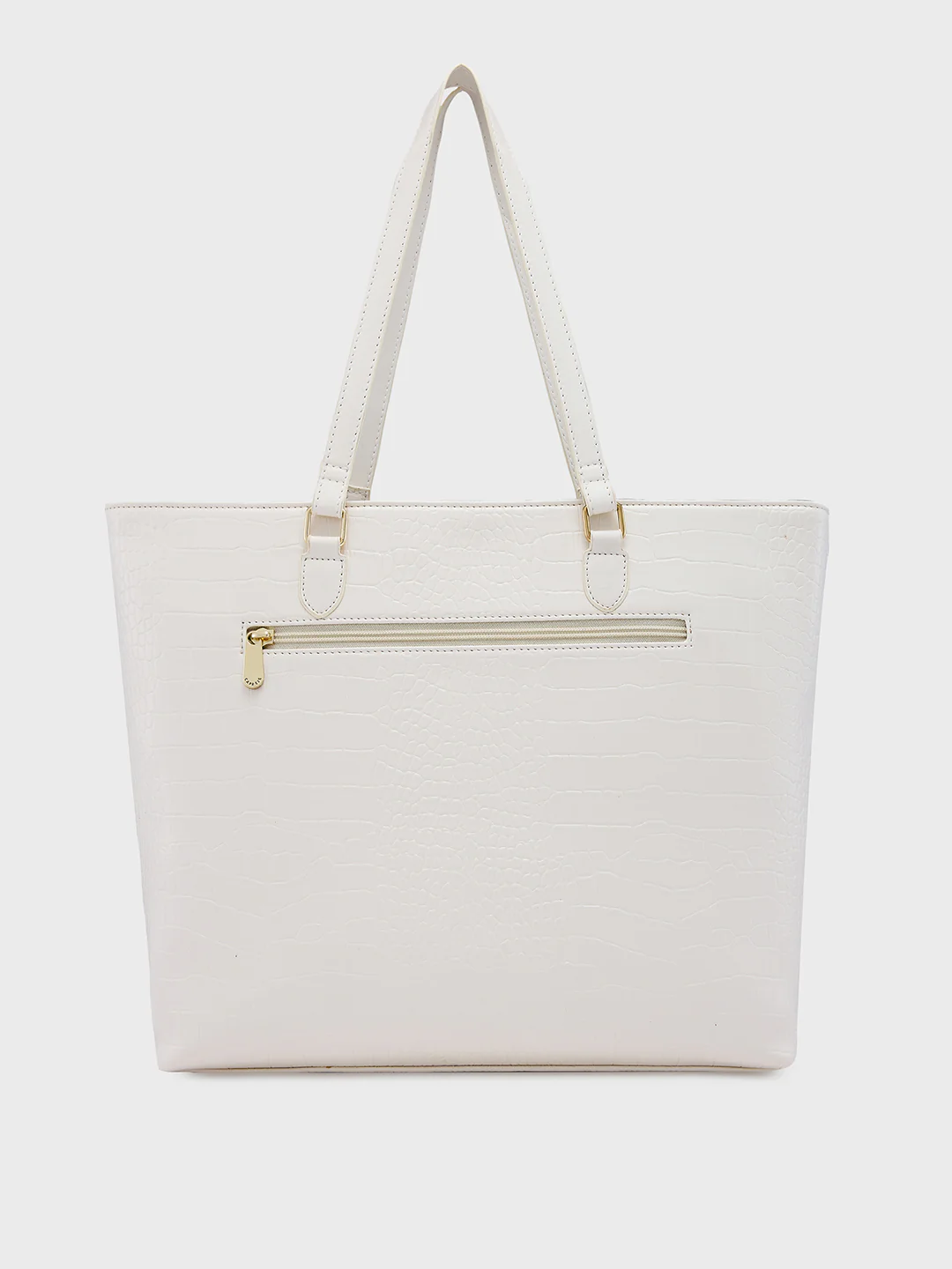 Caprese Flix Medium Off White Tote Bag - Image 4