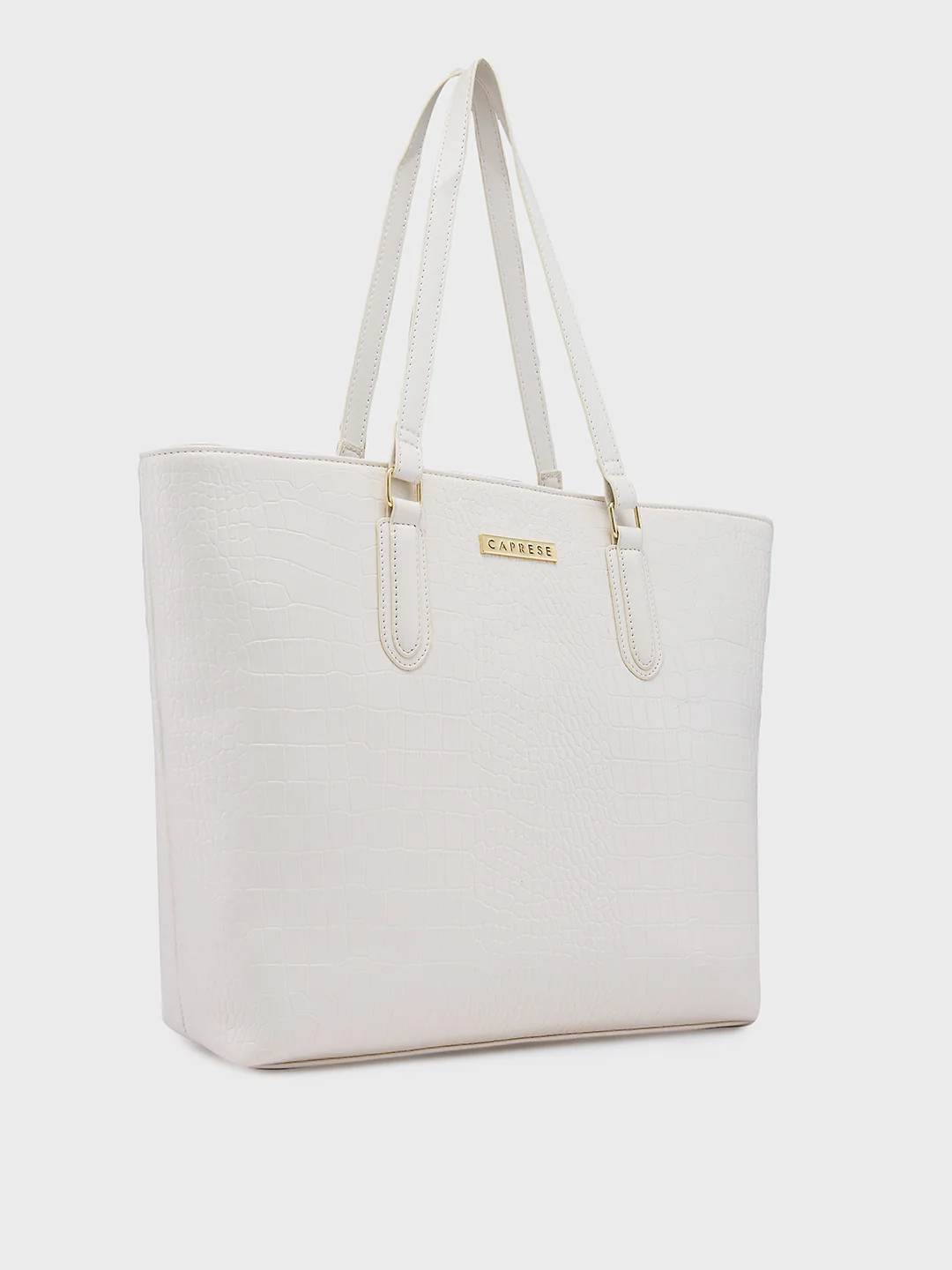 Caprese Flix Medium Off White Tote Bag - Image 5