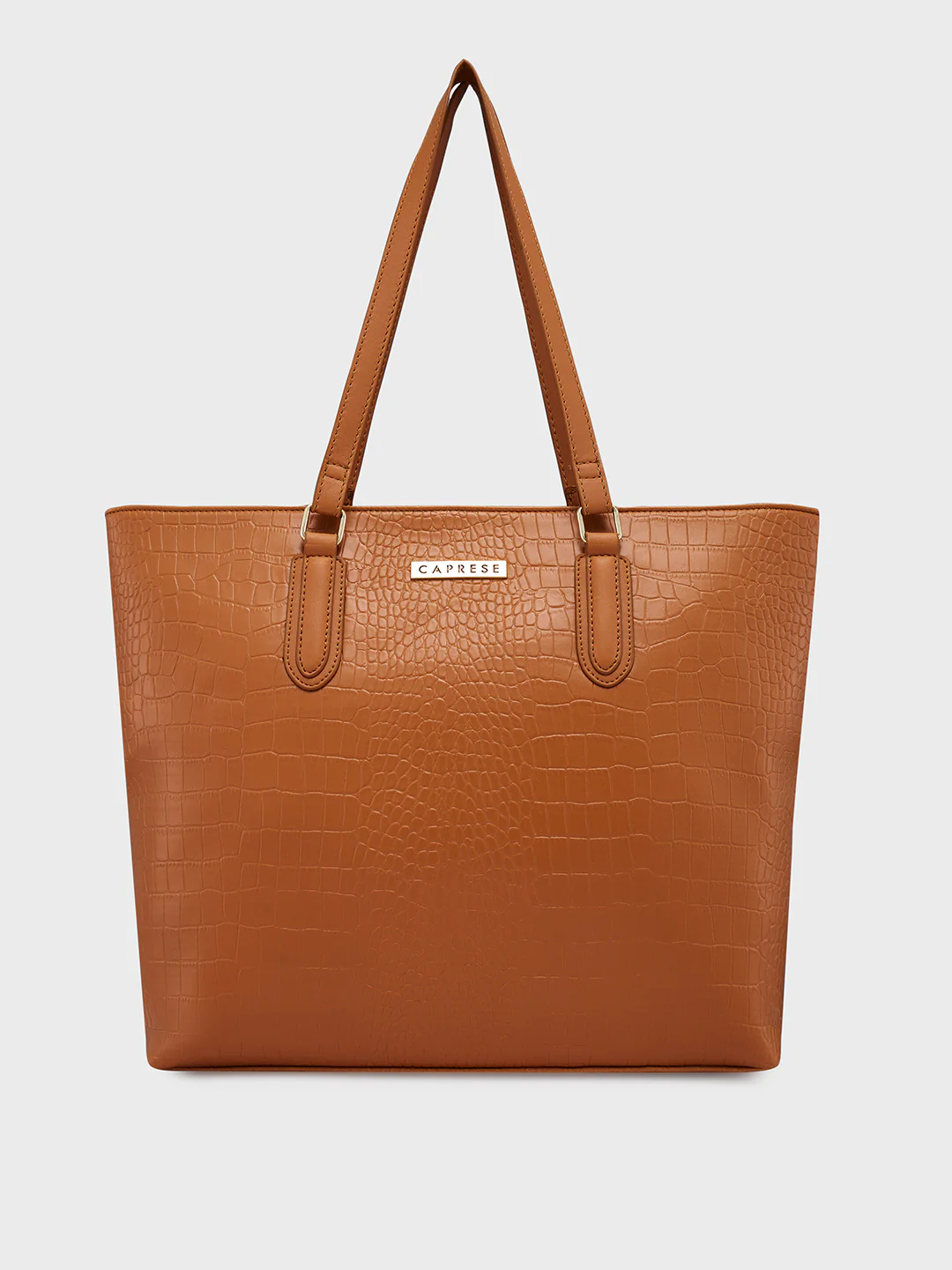 Caprese Flix Medium Tan Tote Bag - Image 3