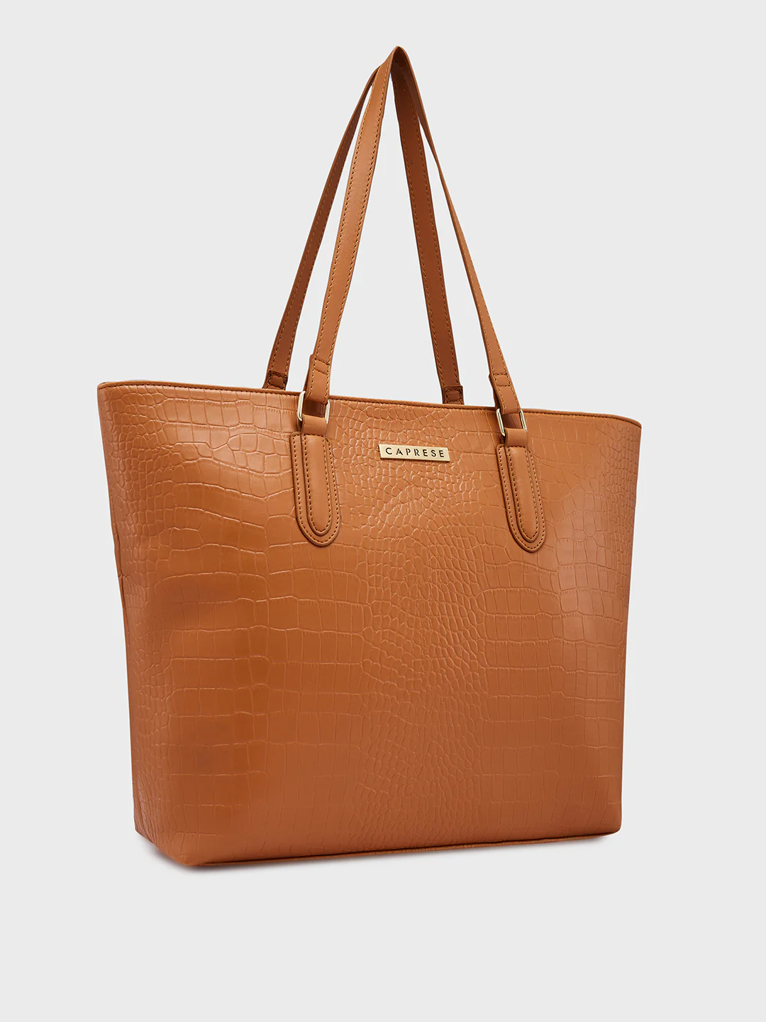 Caprese Flix Medium Tan Tote Bag - Image 5