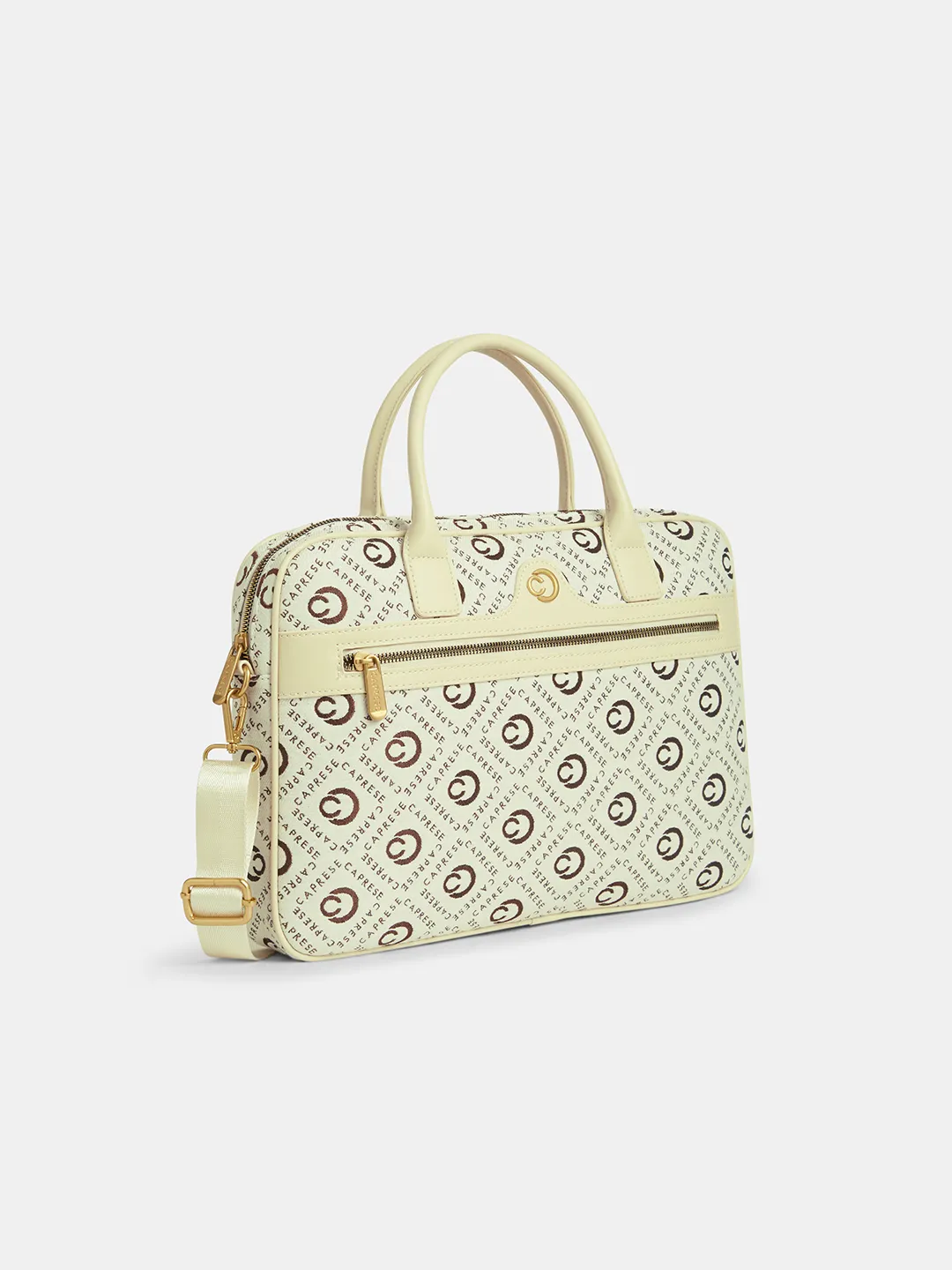 Caprese Florida Large Beige Laptop Sleeve - Image 3