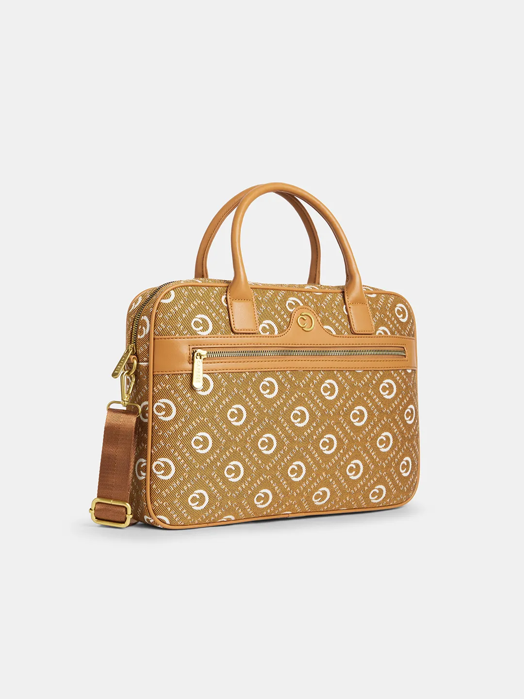 Caprese Florida Large Tan Laptop Sleeve - Image 3