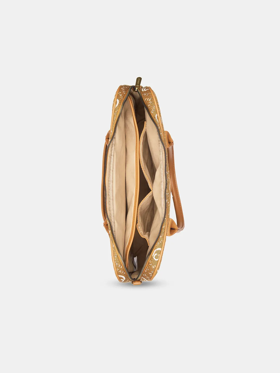 Caprese Florida Large Tan Laptop Sleeve - Image 5
