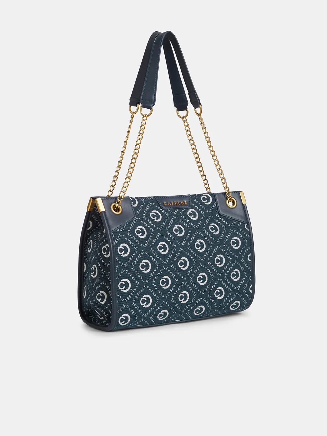 Caprese Florida Medium Navy Tote Bag - Image 3