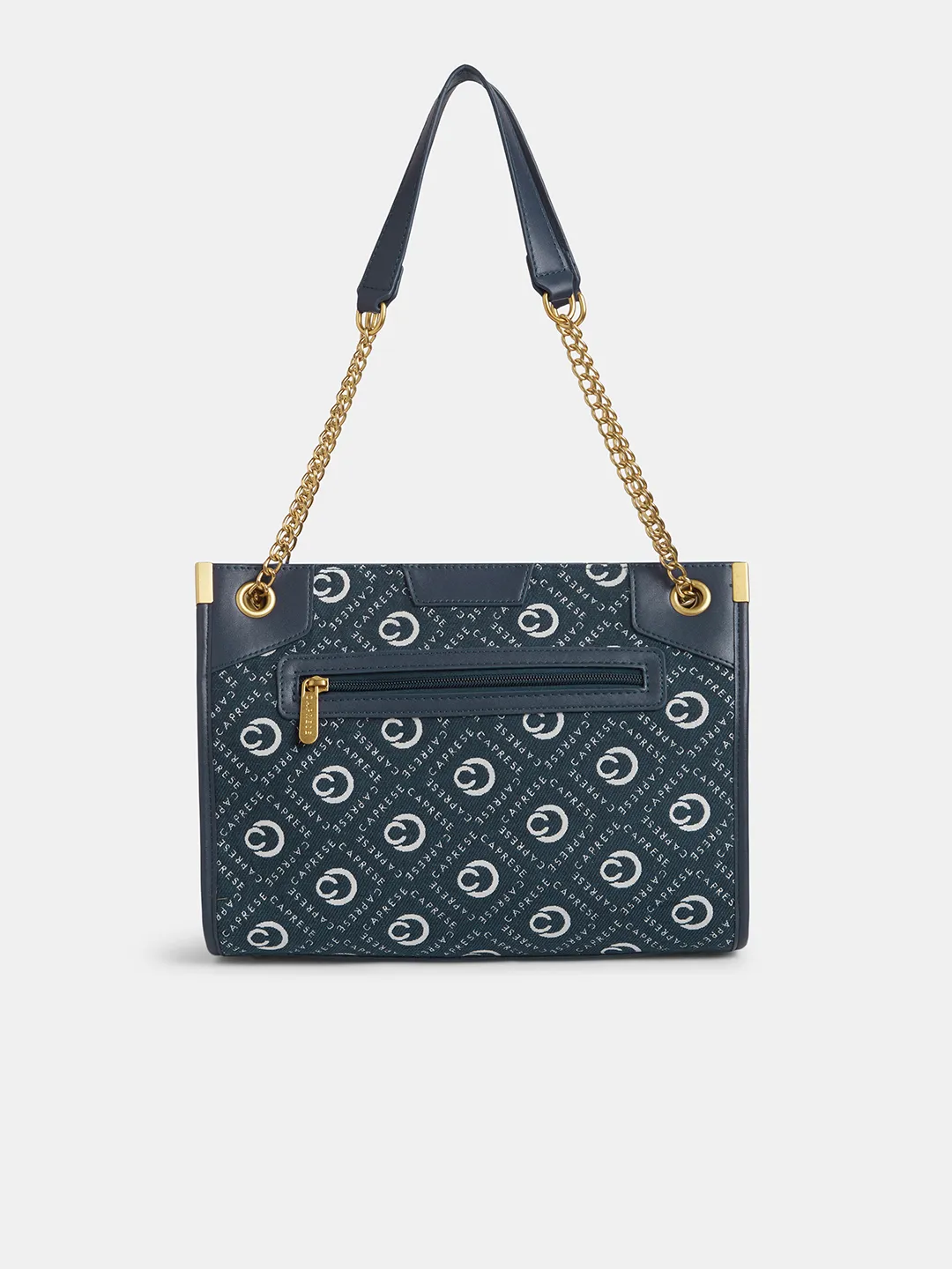 Caprese Florida Medium Navy Tote Bag - Image 4