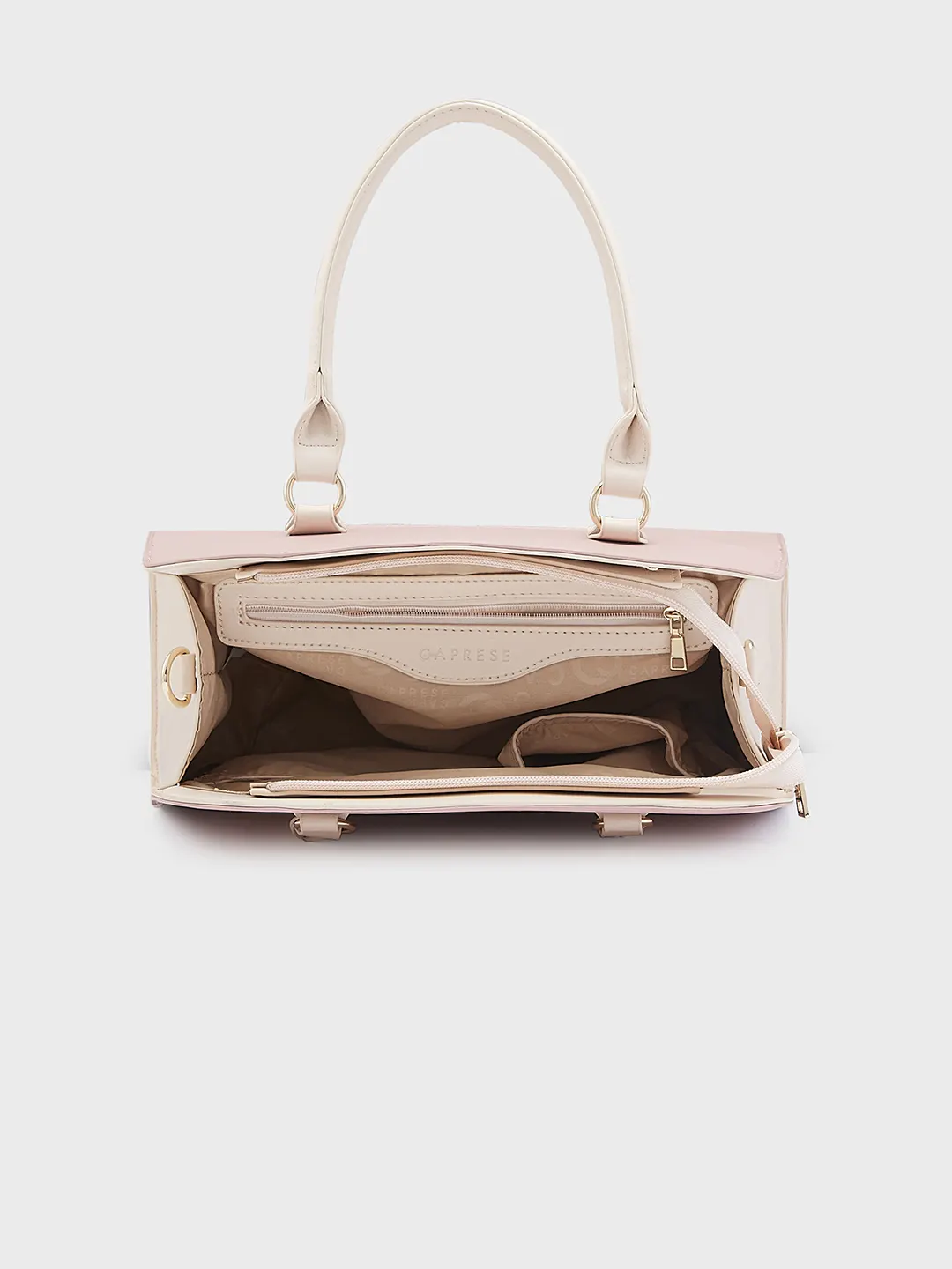 Caprese Foxy Large Blush Satchel Bag - Image 10