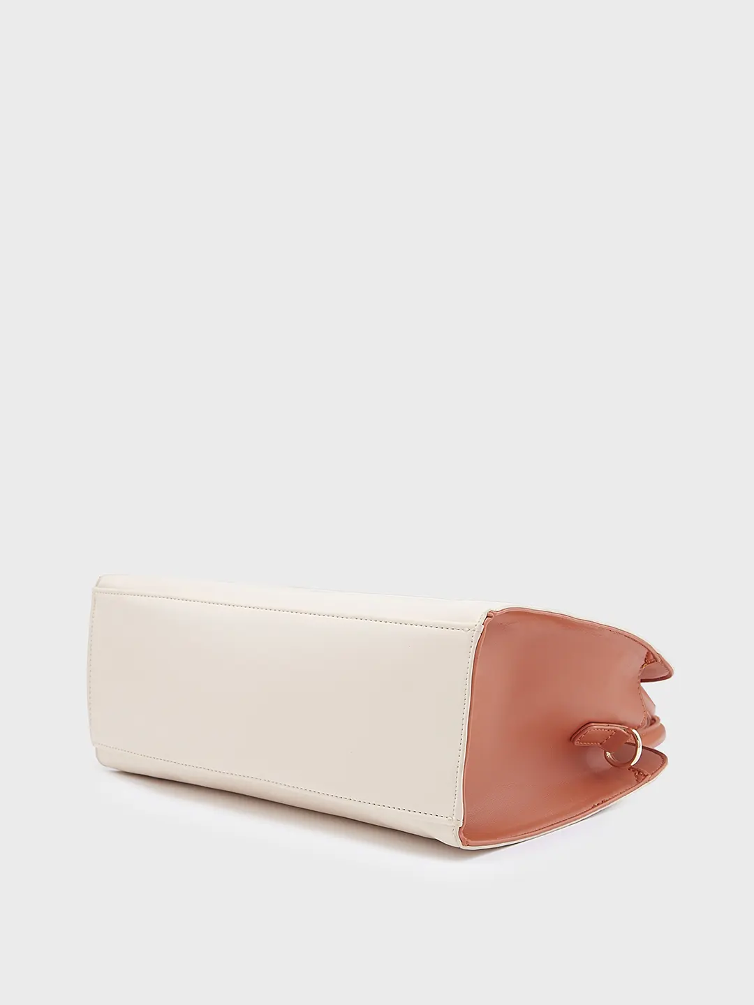 Caprese Foxy Large Cream Satchel Bag - Image 2