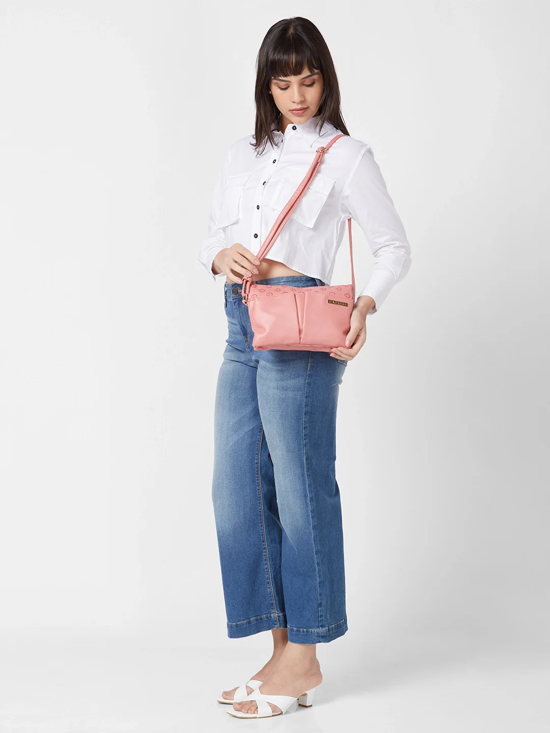 Caprese Freya Large Mellow Rose Sling Bag - Image 12