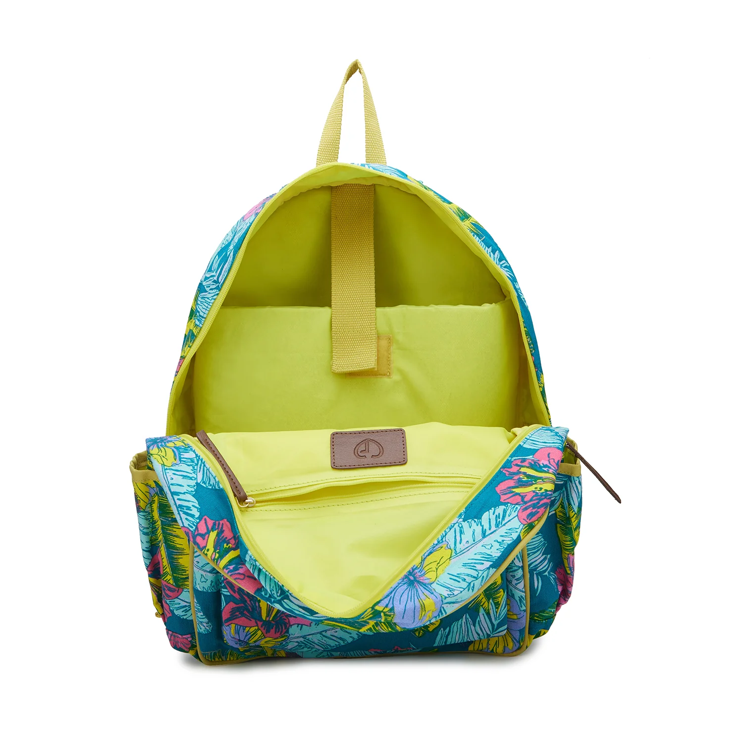 Caprese Gabriel Large Teal Laptop Backpack - Image 6