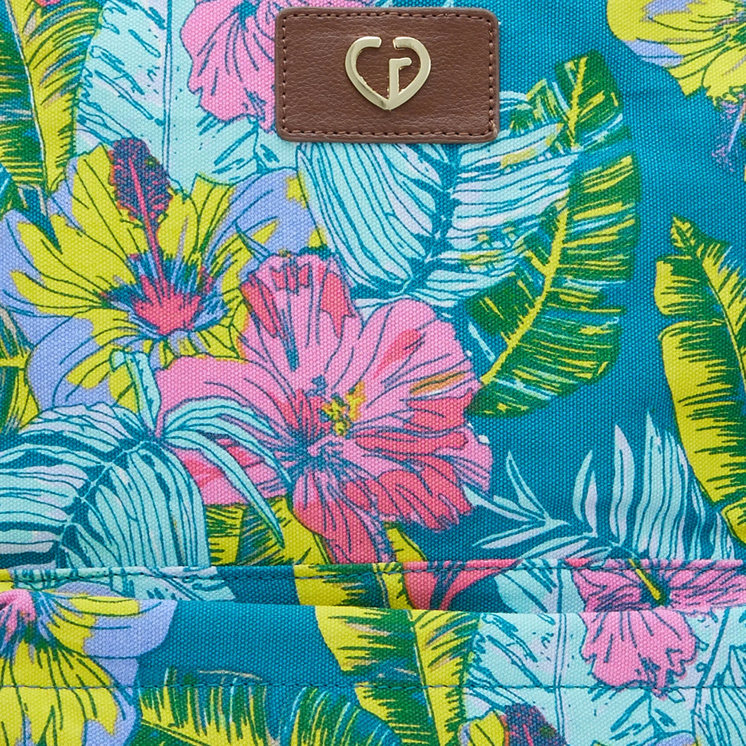 Caprese Gabriel Large Teal Laptop Backpack - Image 8