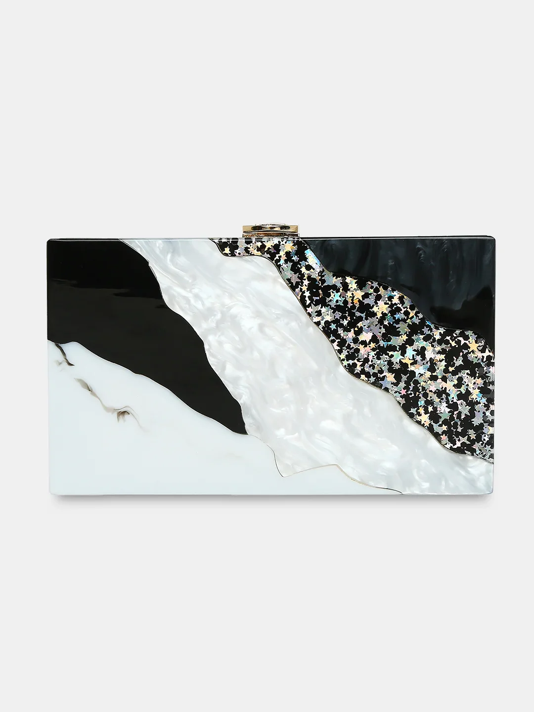 Caprese Gaida Small Grey Clutch