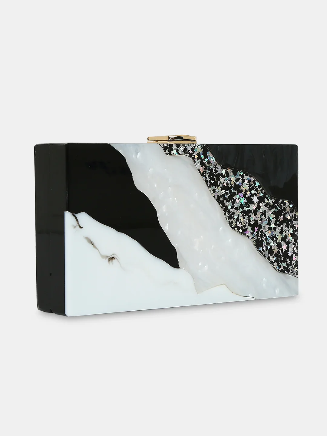 Caprese Gaida Small Grey Clutch - Image 4