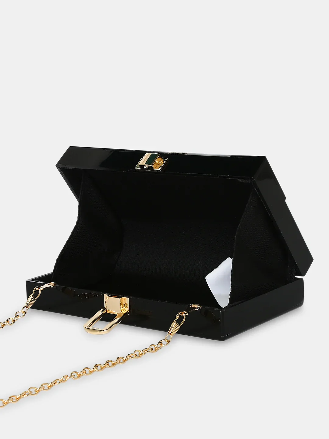 Caprese Gaida Small Grey Clutch - Image 9