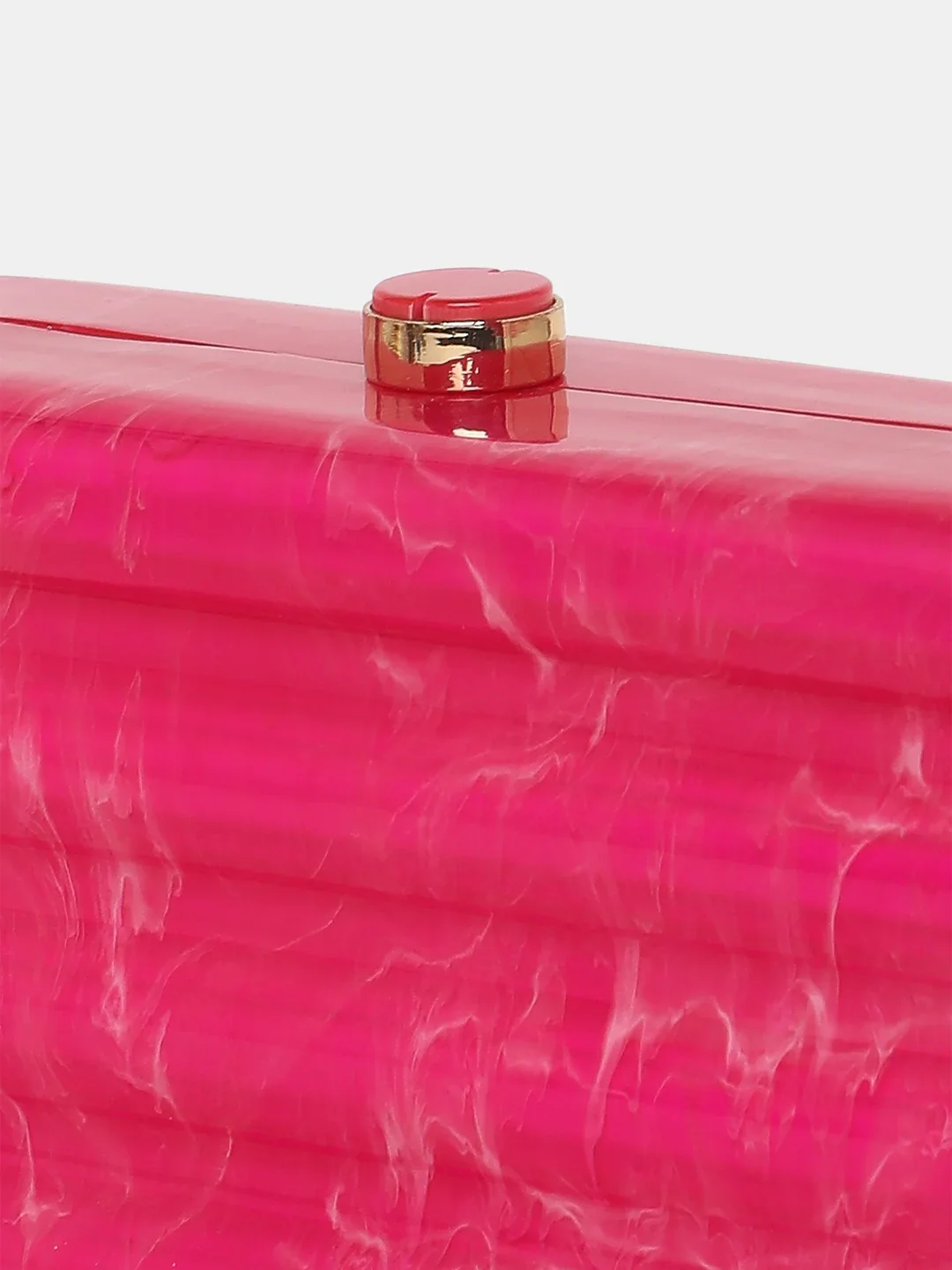 Caprese Gaina Small Pink Clutch - Image 6