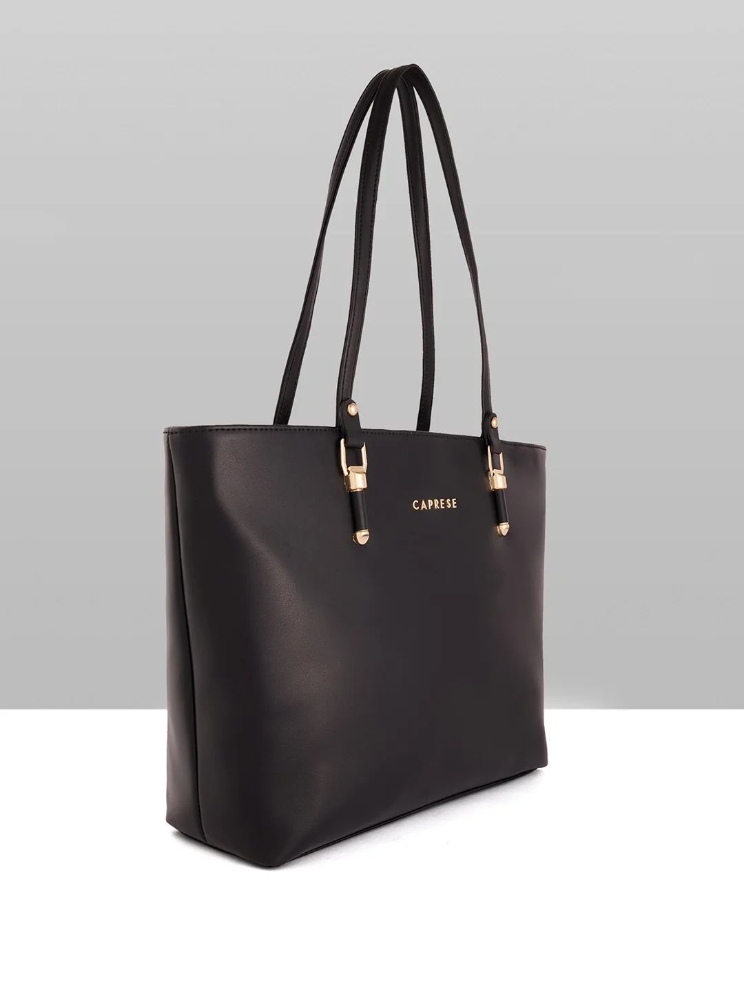 Caprese Gary Large Black Tote Bag - Image 11