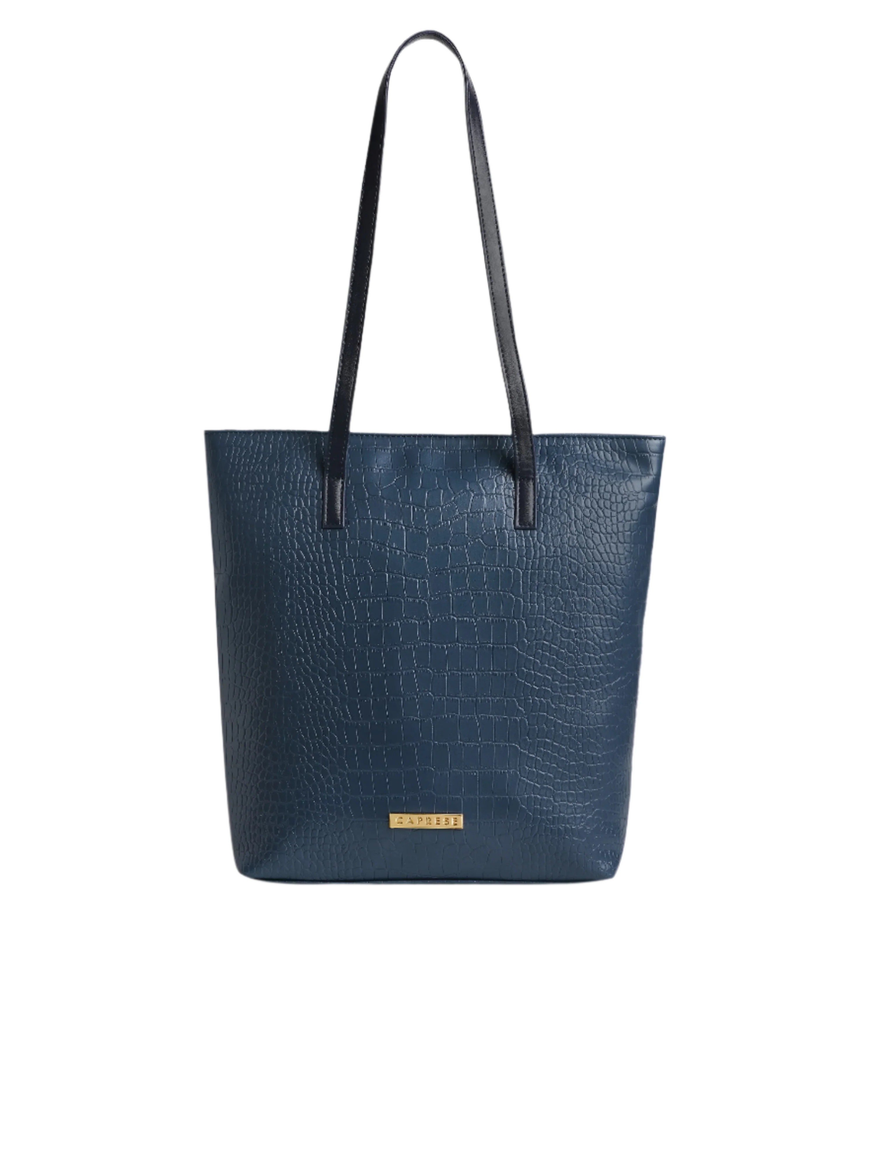 Caprese Gazza Medium Navy Tote Bag