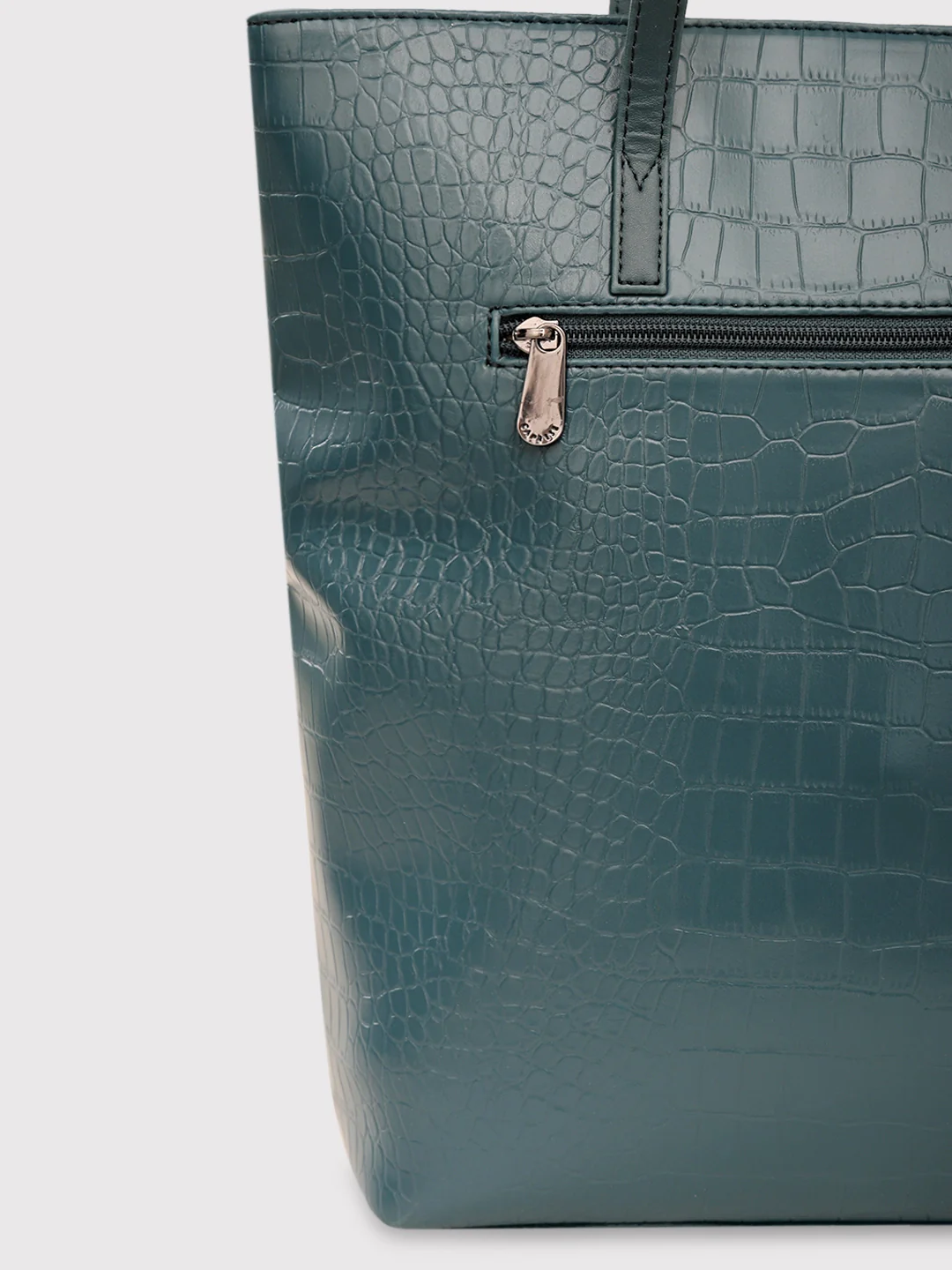 Caprese Gazza Medium Teal Tote Bag - Image 6