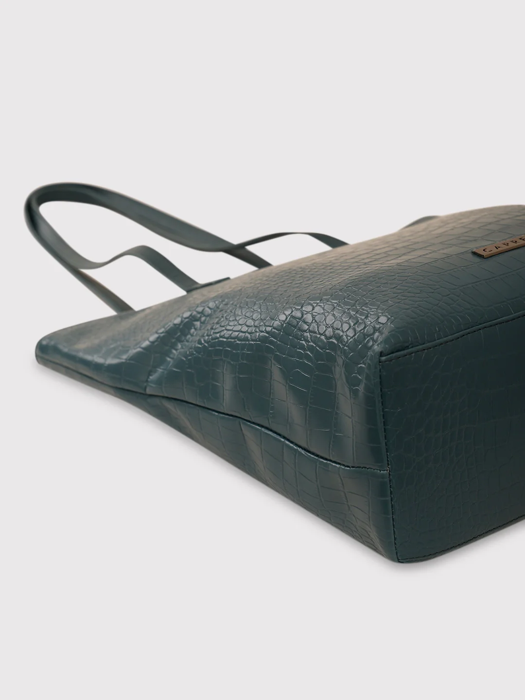 Caprese Gazza Medium Teal Tote Bag - Image 7