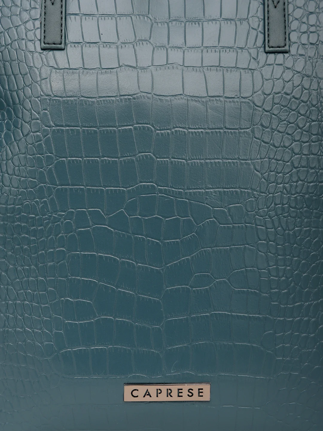 Caprese Gazza Medium Teal Tote Bag - Image 8