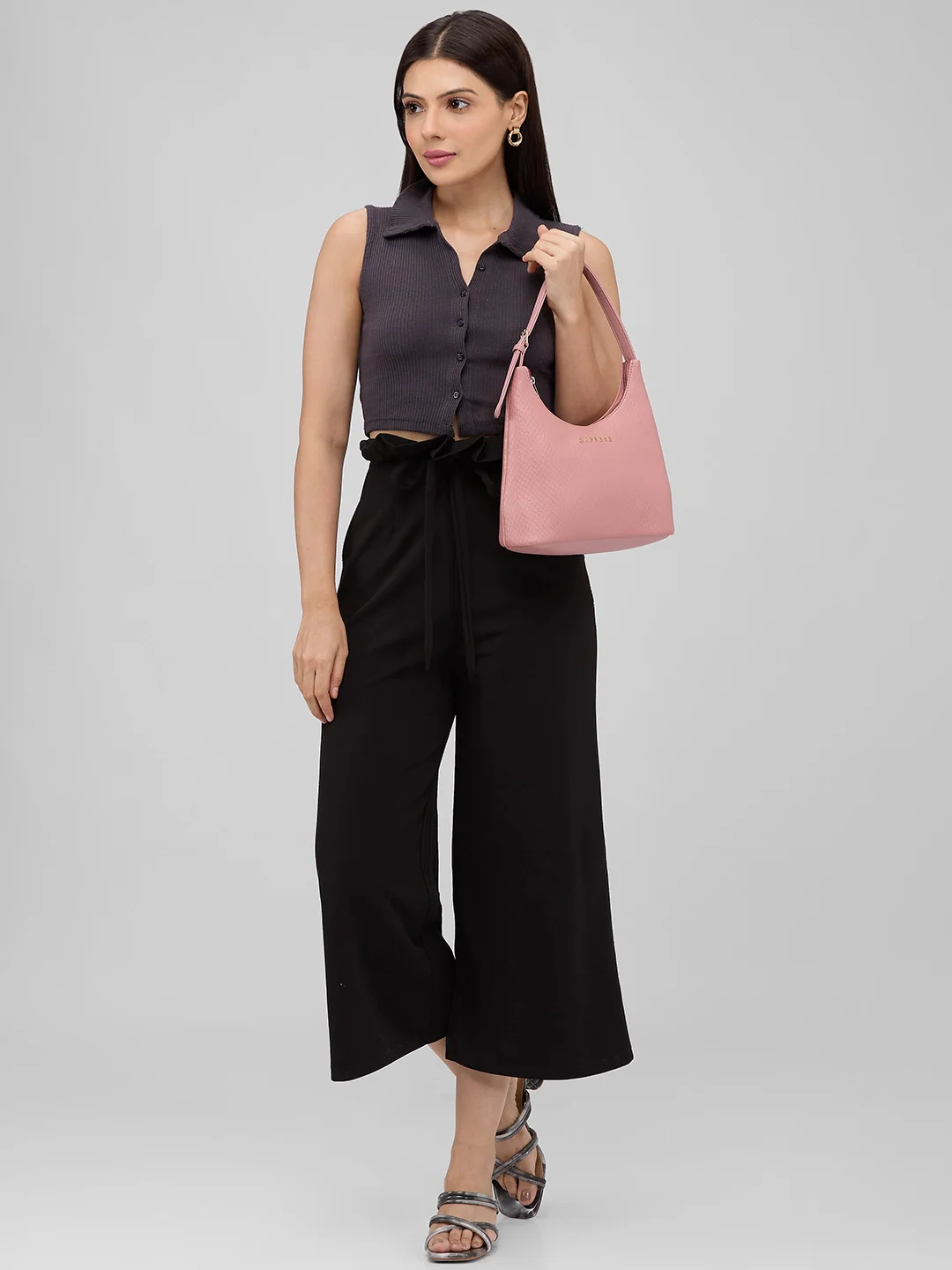 Caprese Gelina Medium Blush Hobo Bag