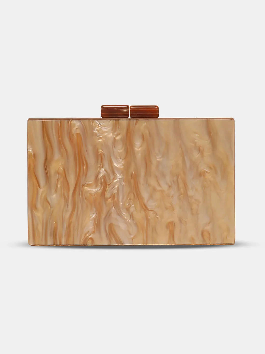 Caprese Gemma Small Beige Clutch - Image 6
