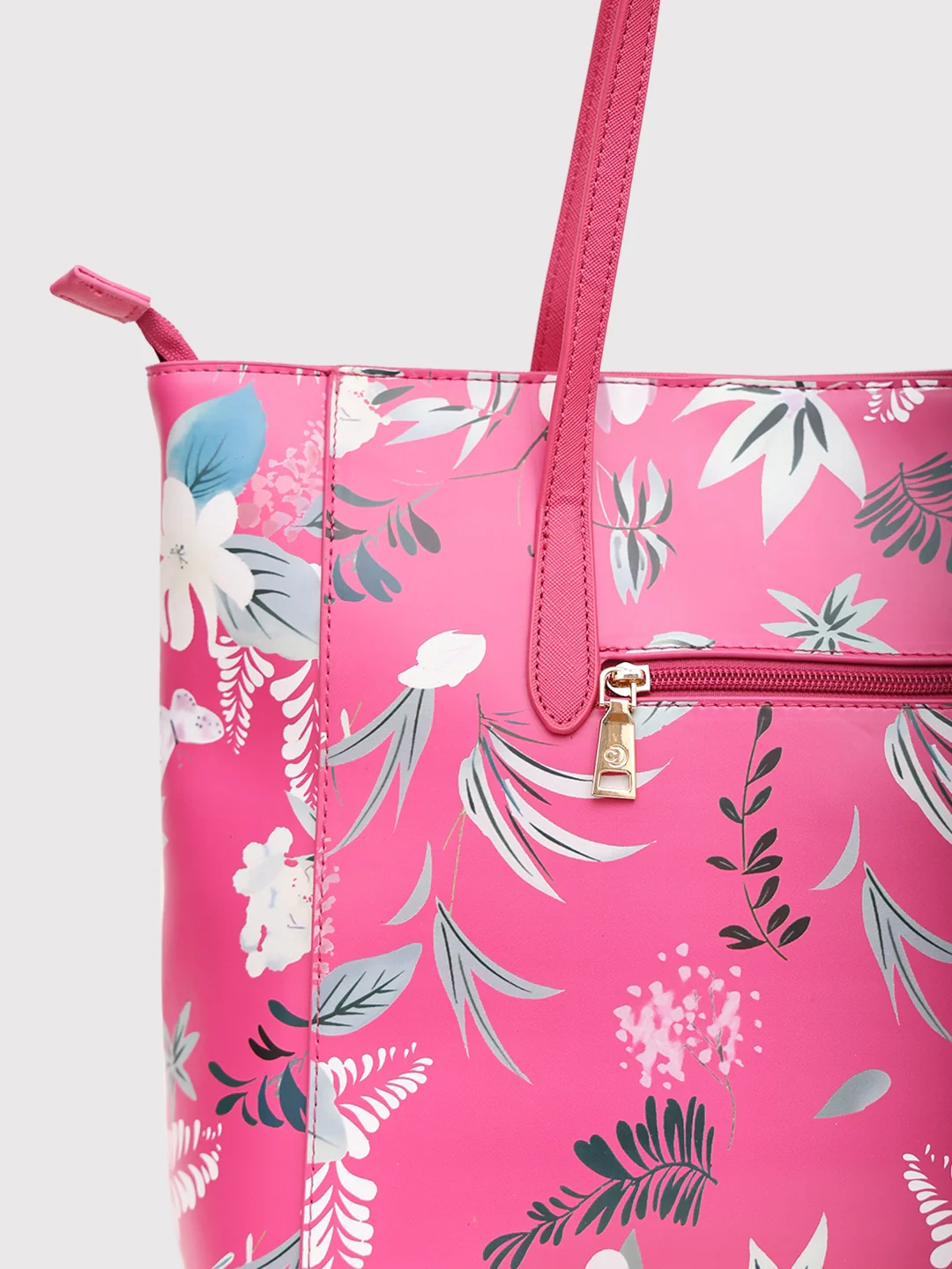 Caprese Gemma Large Dark Pink Tote Bag - Image 10