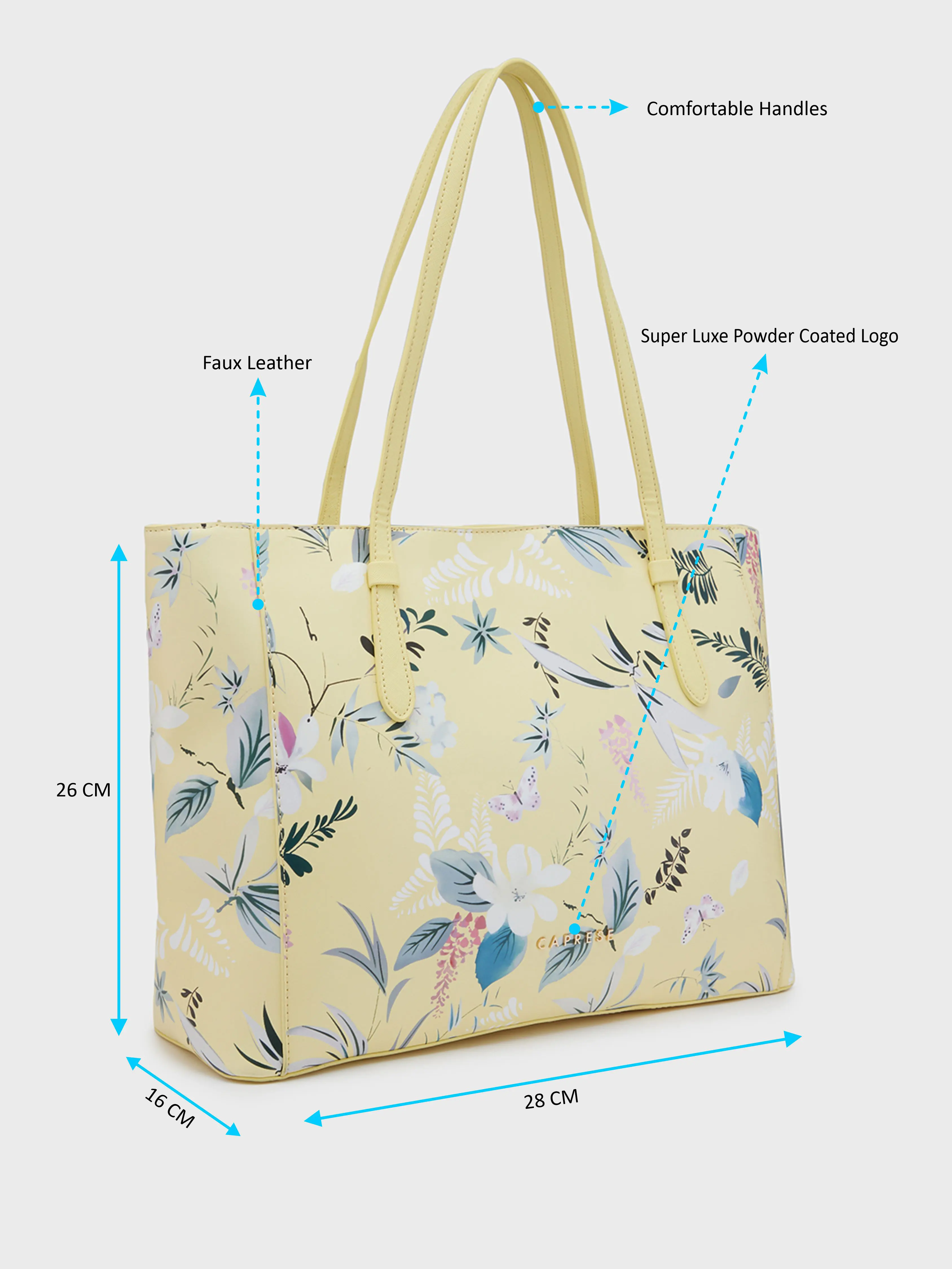 Caprese Gemma Large Dark Pink Tote Bag - Image 28