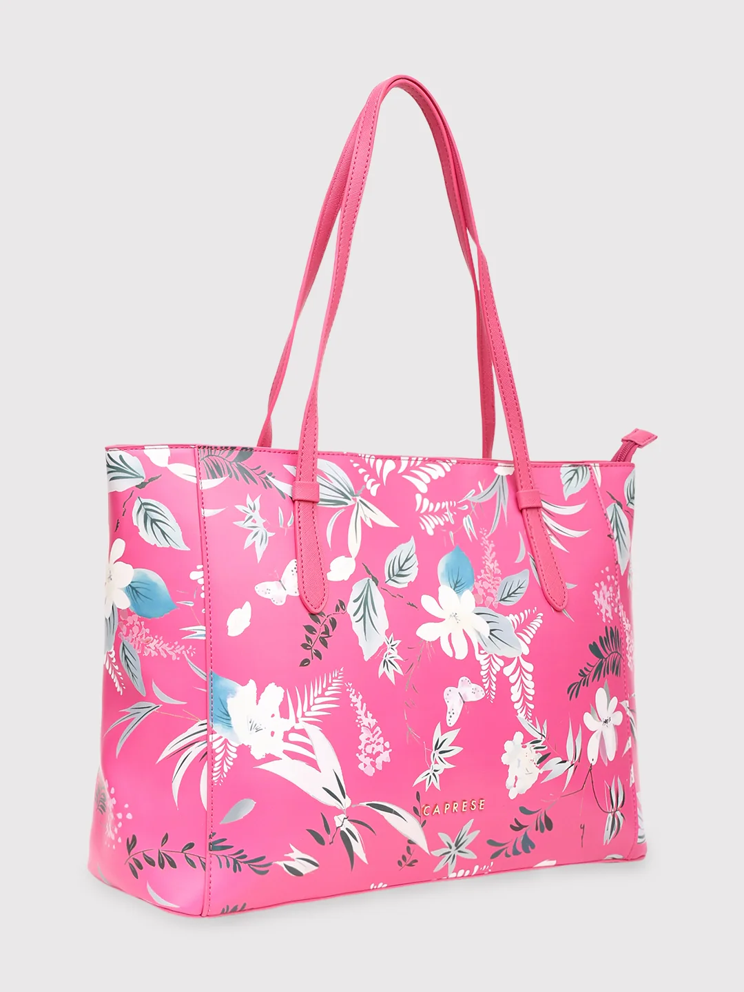 Caprese Gemma Large Dark Pink Tote Bag - Image 3
