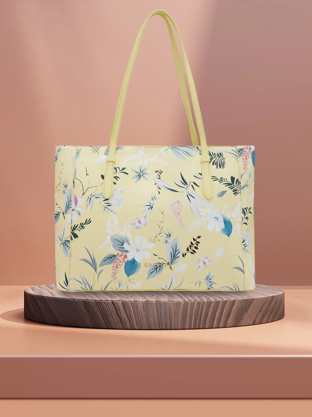 Caprese Gemma Large Dark Pink Tote Bag - Image 36