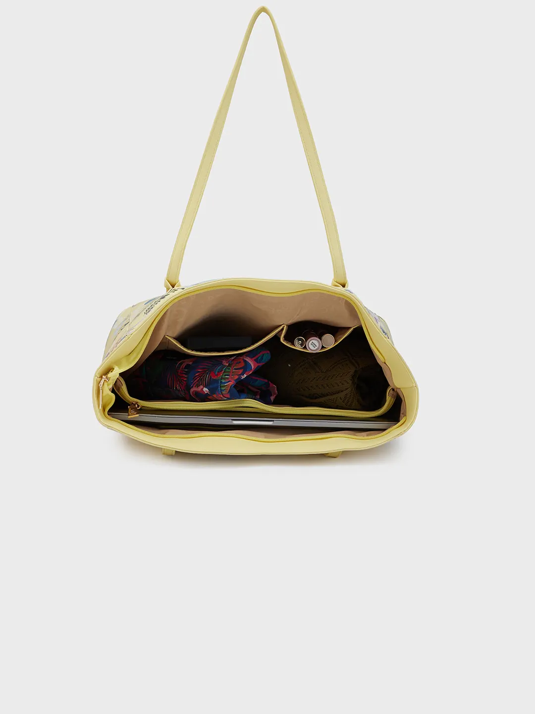 Caprese Gemma Large Dark Pink Tote Bag - Image 44