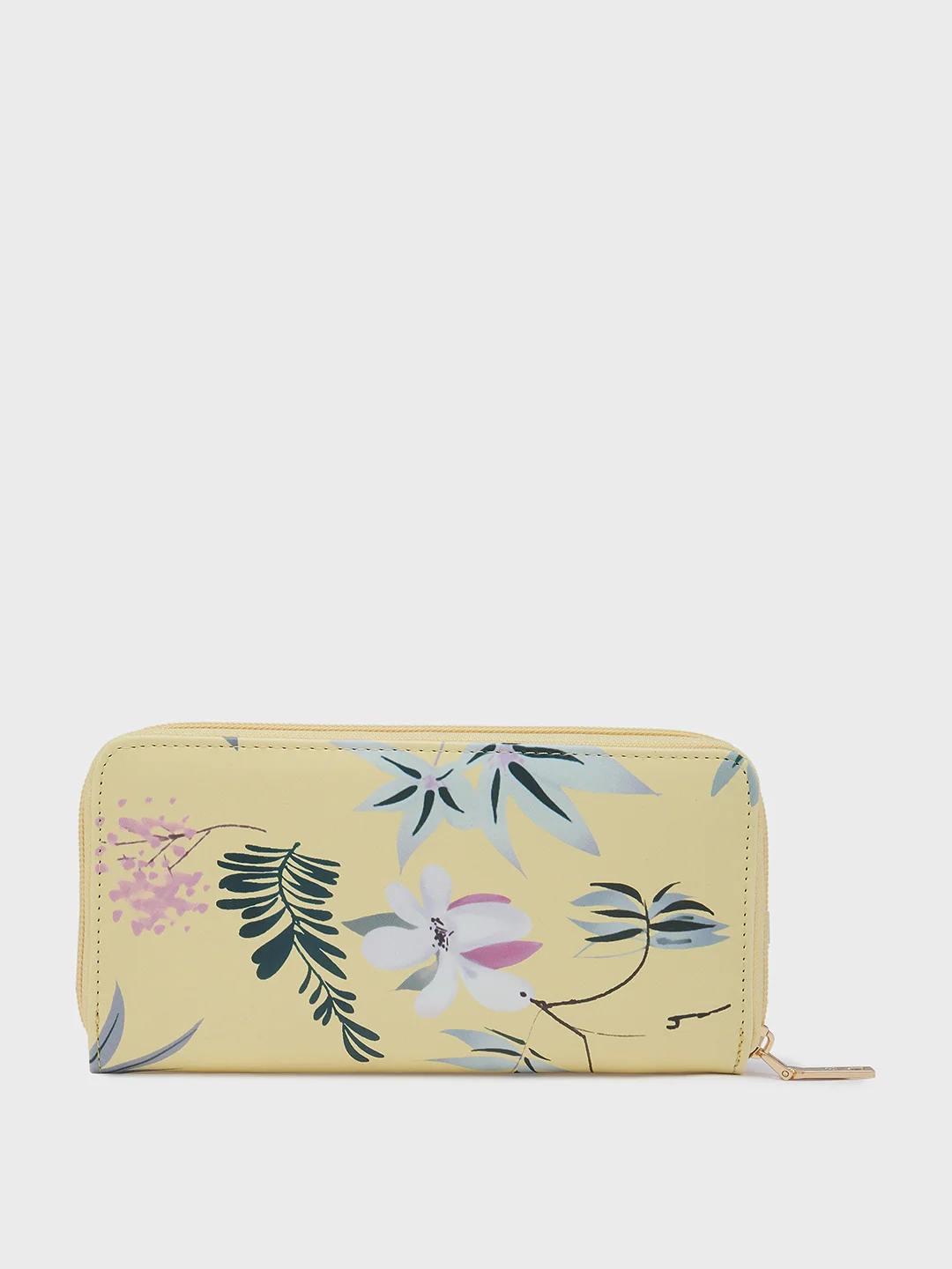 Caprese Gemma Medium Yellow Zip Around Wallet - Image 2