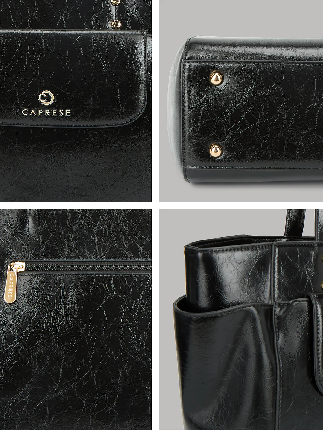 Caprese Geneva Medium Black Tote - Image 10