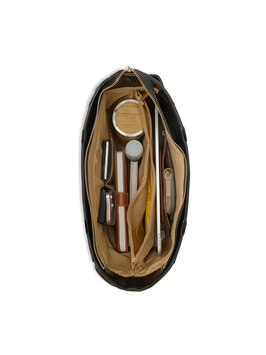 Caprese Geneva Medium Black Tote - Image 8
