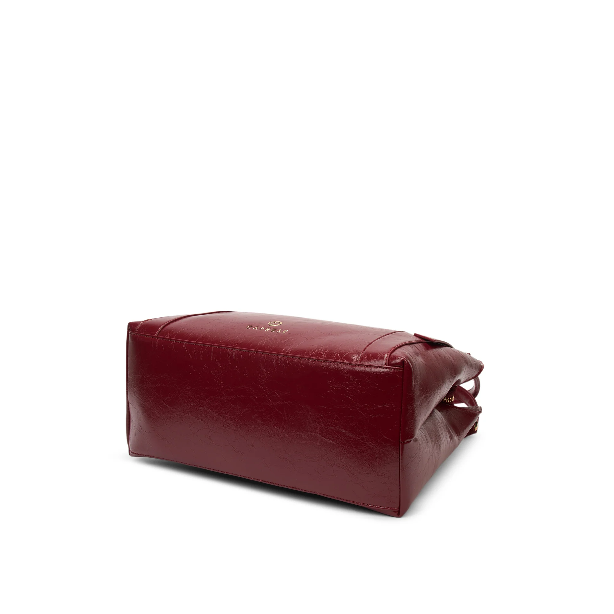 Caprese Geneva Medium Cherry Lacquer Hobo Bag - Image 5