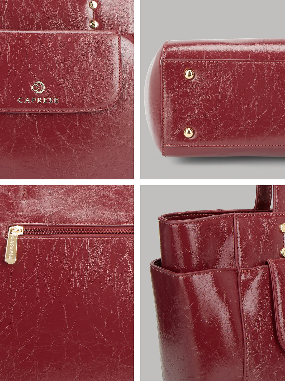 Caprese Geneva Medium Cherry Lacquer
 Tote - Image 10