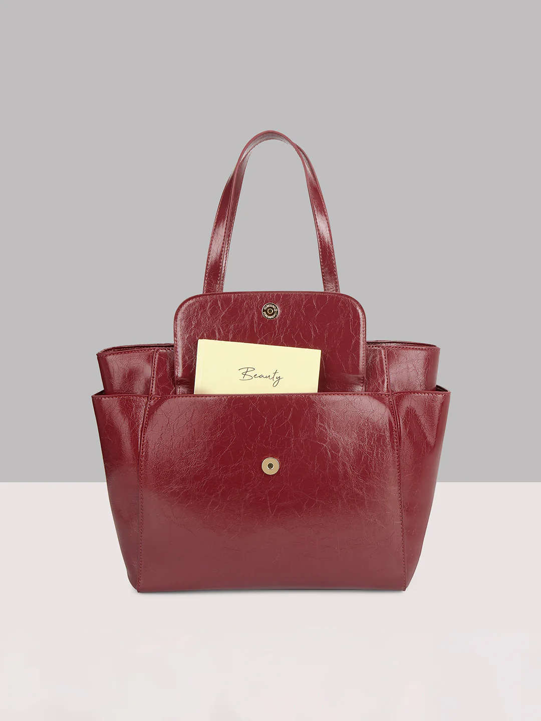 Caprese Geneva Medium Cherry Lacquer
 Tote - Image 9