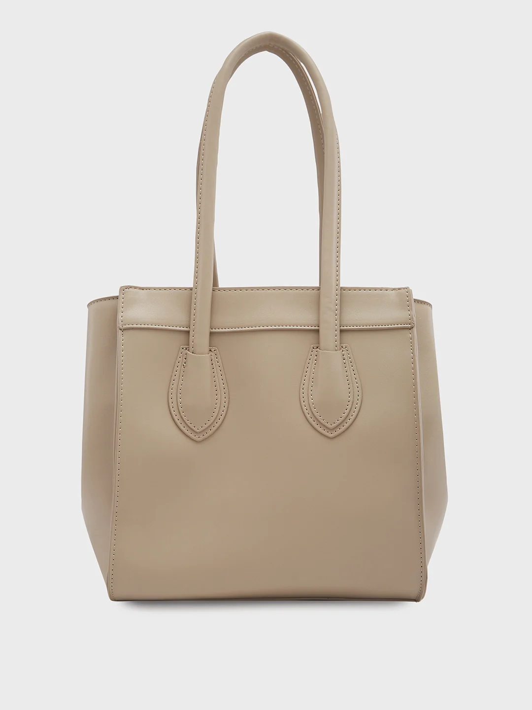Caprese Georgia Medium Beige Satchel Bag - Image 4
