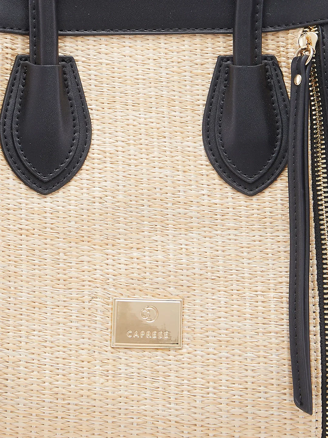 Caprese Georgia Medium Black Satchel Bag - Image 10