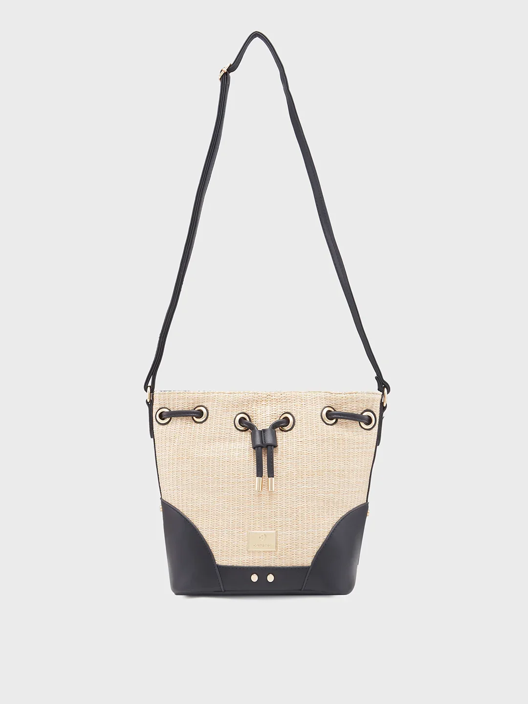 Caprese Georgia Medium Black Sling Bag - Image 13