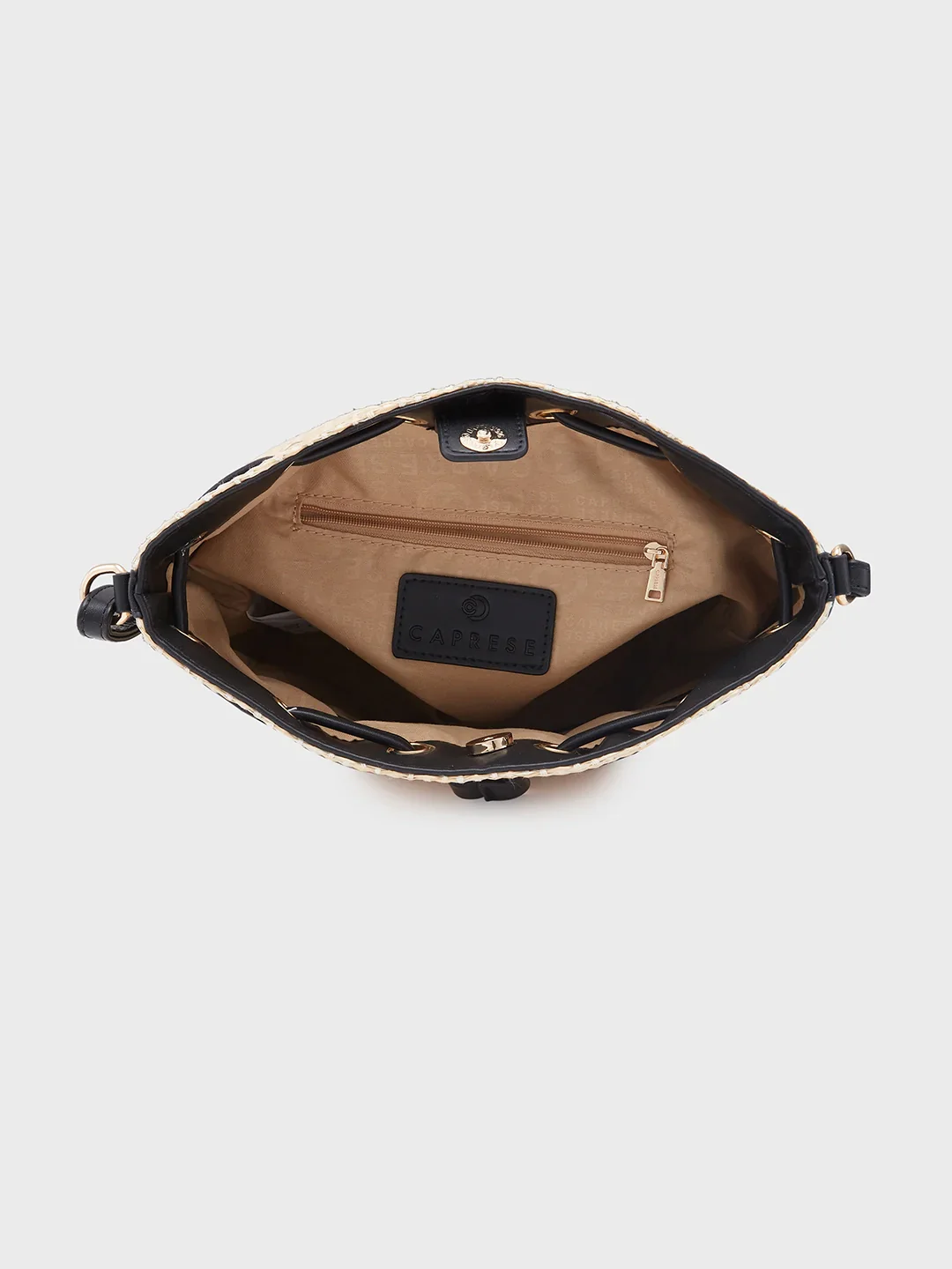 Caprese Georgia Medium Black Sling Bag - Image 8