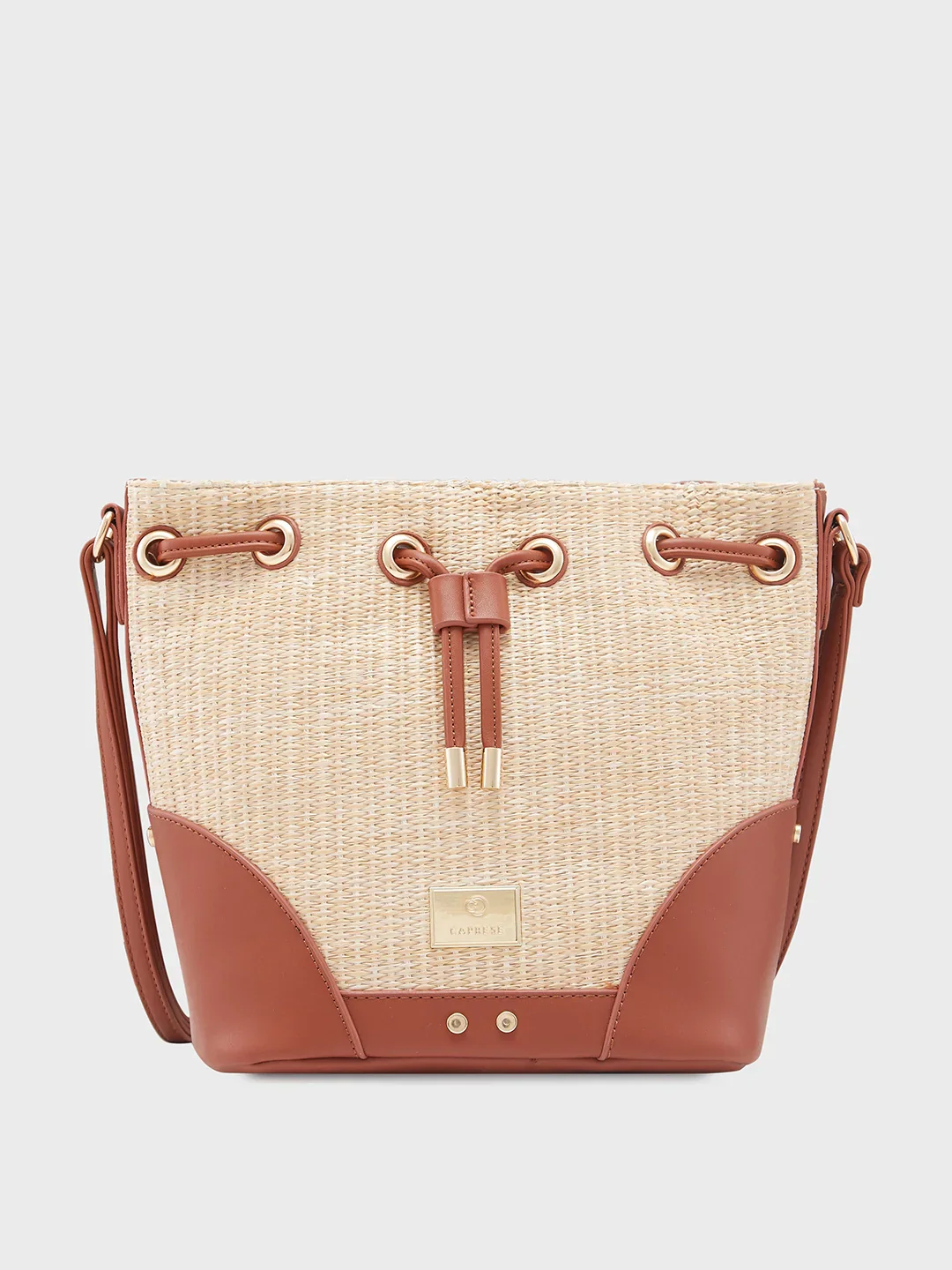 Caprese Georgia Medium Brown Sling Bag