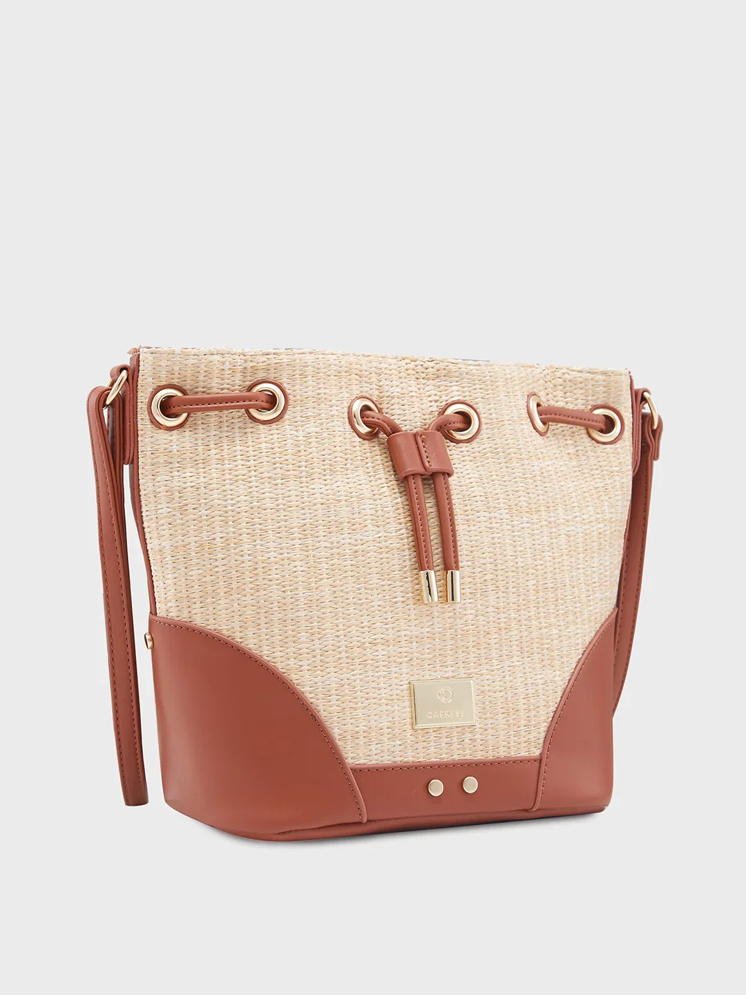 Caprese Georgia Medium Brown Sling Bag - Image 8
