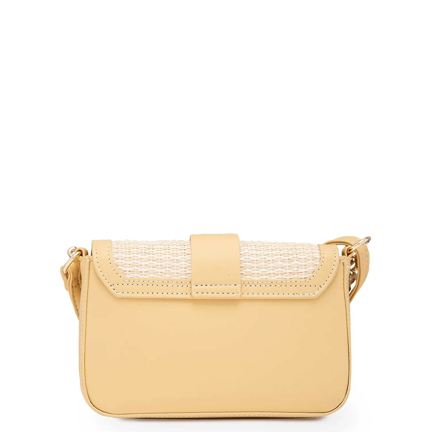Caprese Georgia Small Light Yellow Sling Bag - Image 5