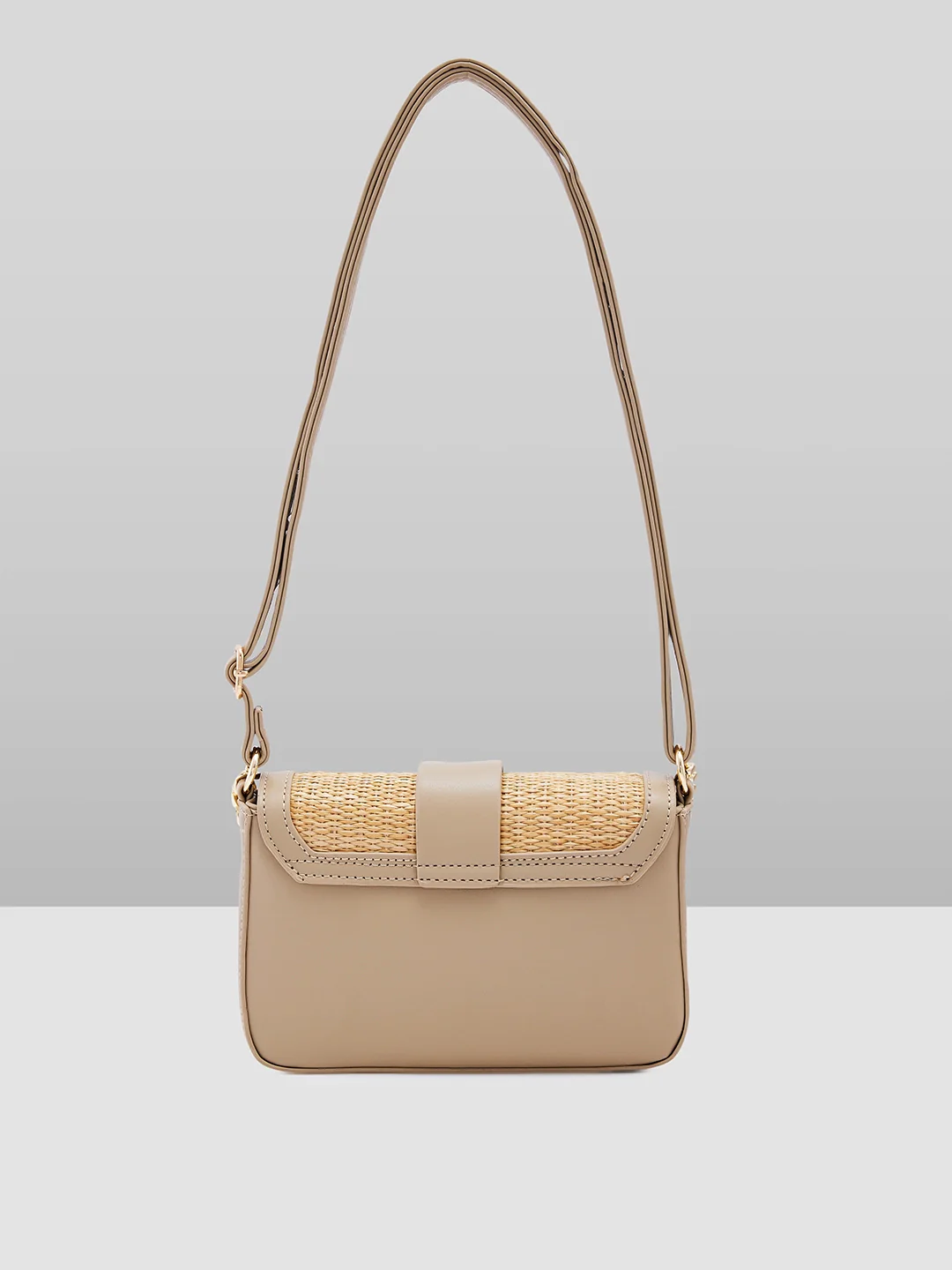 Caprese Georgia Small Beige Sling Bag - Image 3