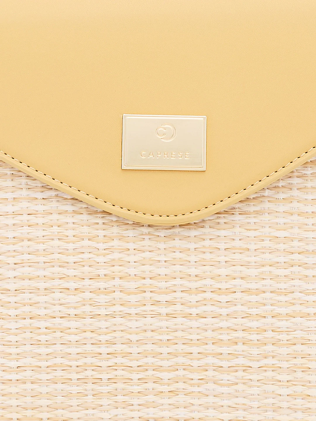 Caprese Georgia Small Light. Yellow Crossbody Bag - Image 10