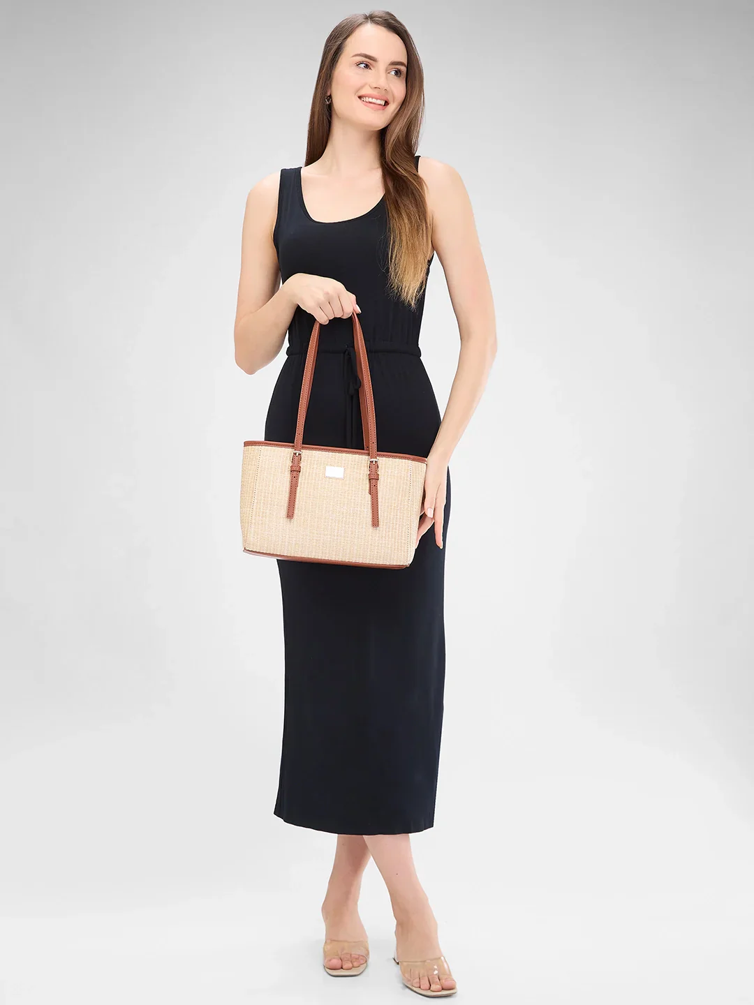 Caprese Georgia Medium Brown Tote Bag - Image 12