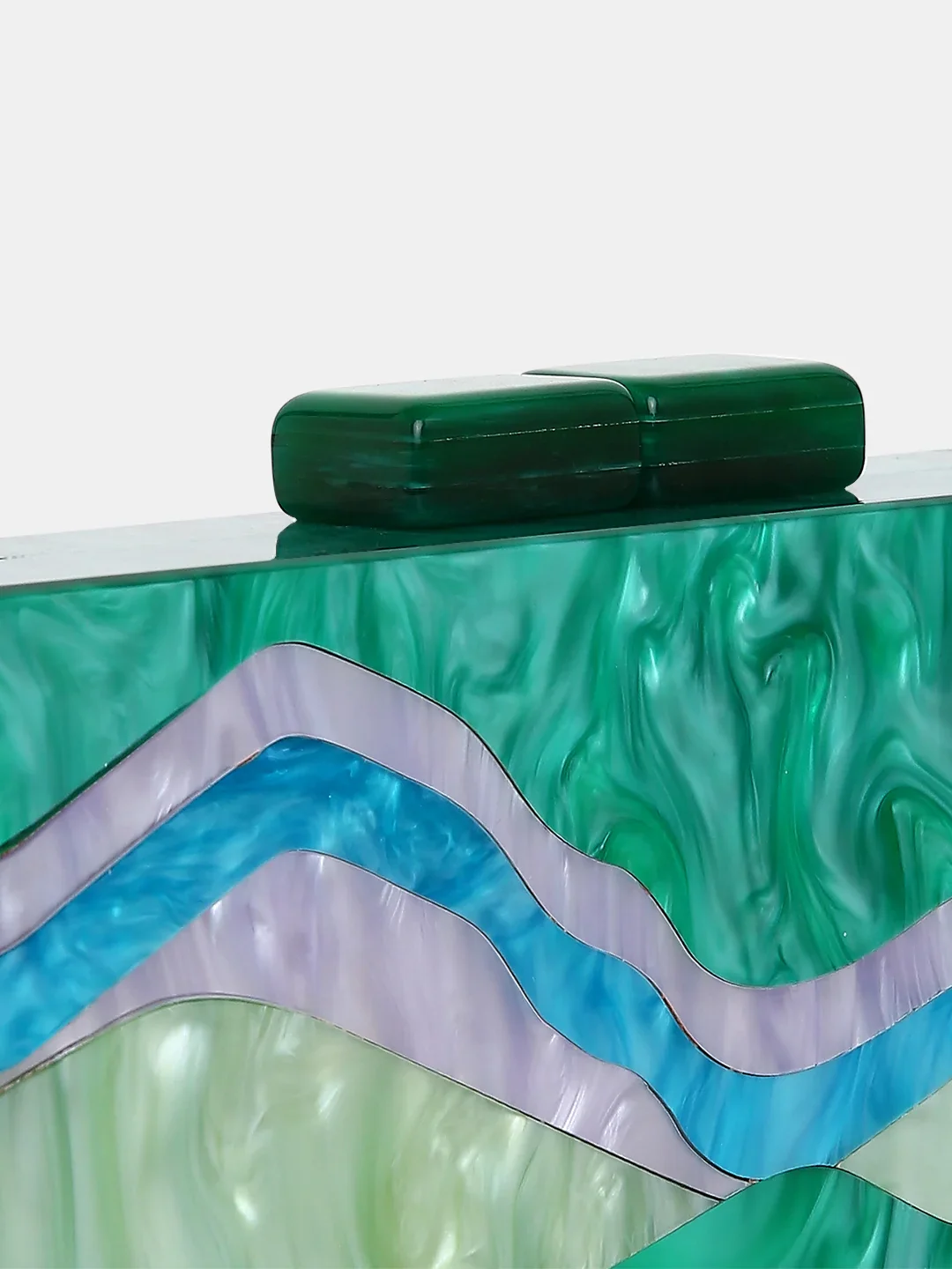 Caprese Gia Small Green Clutch - Image 7